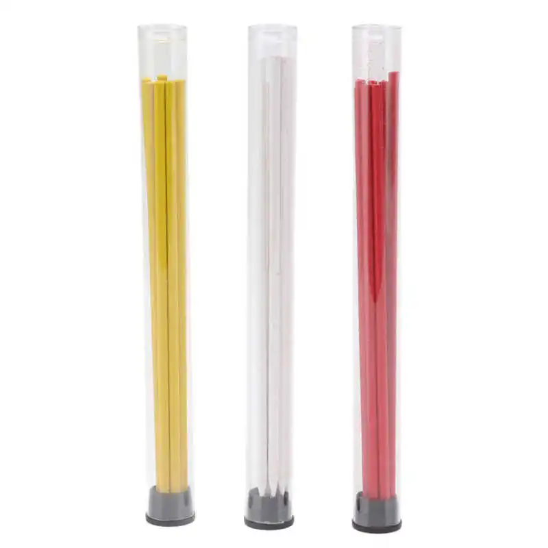 Карандаш для столярных работ стержень 45 мм удлиненный наконечник 3 цвета зажим