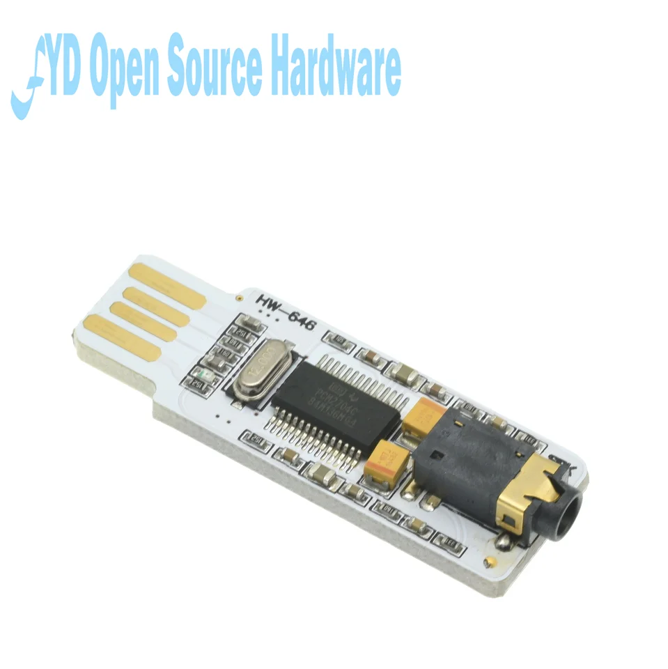 Мини USB звуковая карта PCM2704 DAC декодер плата от привода подходит для ноутбука ПК