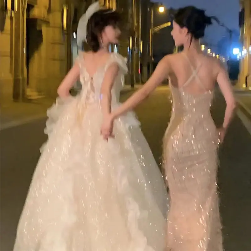 Роскошное вечернее платье на заказ женское Эксклюзивное новинка 2023 выпускной