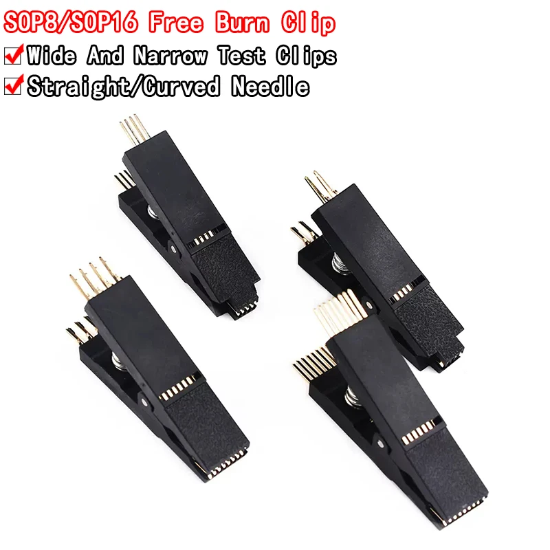 Зажим для тестирования программатора SOP8 SOP16 SOP SOIC 8 soic 16soic8 SOIC16 SOIC8 DIP16 DIP Pin 16 IC зажим