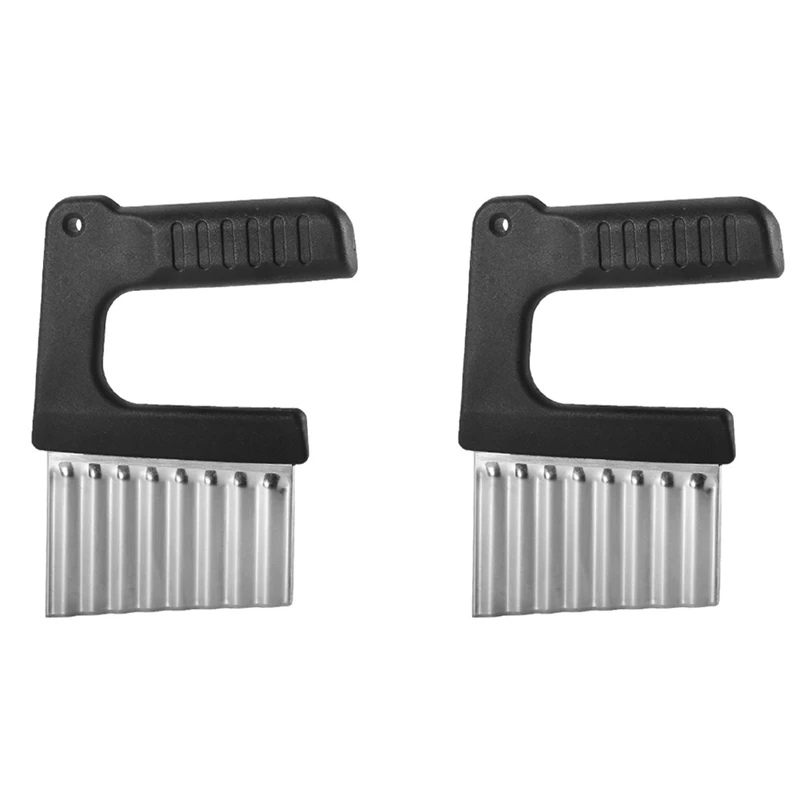 Слайсер для картофельных чипсов из нержавеющей стали нож нарезки гофрированных