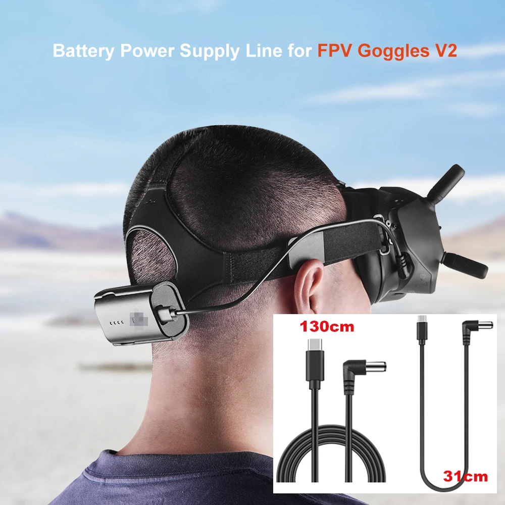 Линия подключения аккумулятора для DJI FPV Avata Goggles V2 30 см 130