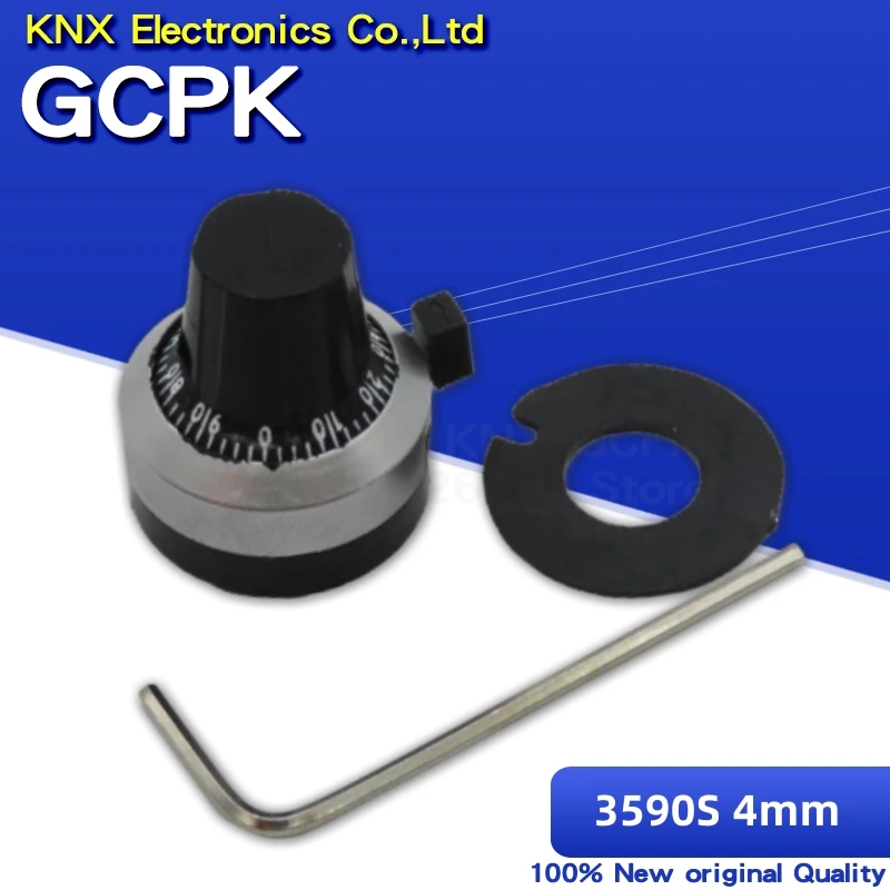 WXD3-13 3590S 4 мм потенциометр Точная ручка циферблата Запираемая шляпа новый