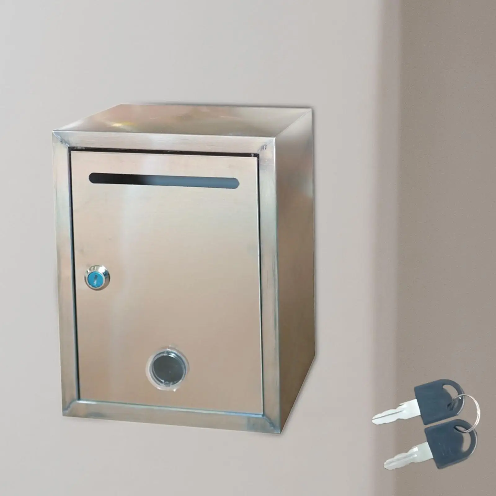 Ящик для подарков с замком монтируемый на стену металлический ящик сбора