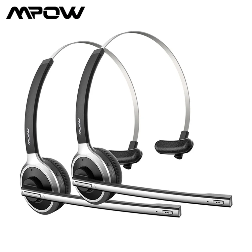 Mpow M5 Bluetooth-гарнитура Беспроводной накладной наушник Наушники с шумоподавлением и