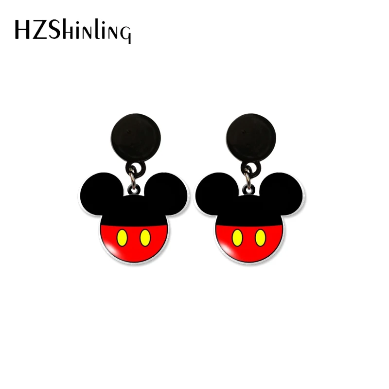 Новое поступление 2022 висячие серьги ручной работы с героями Диснея Микки Маусом