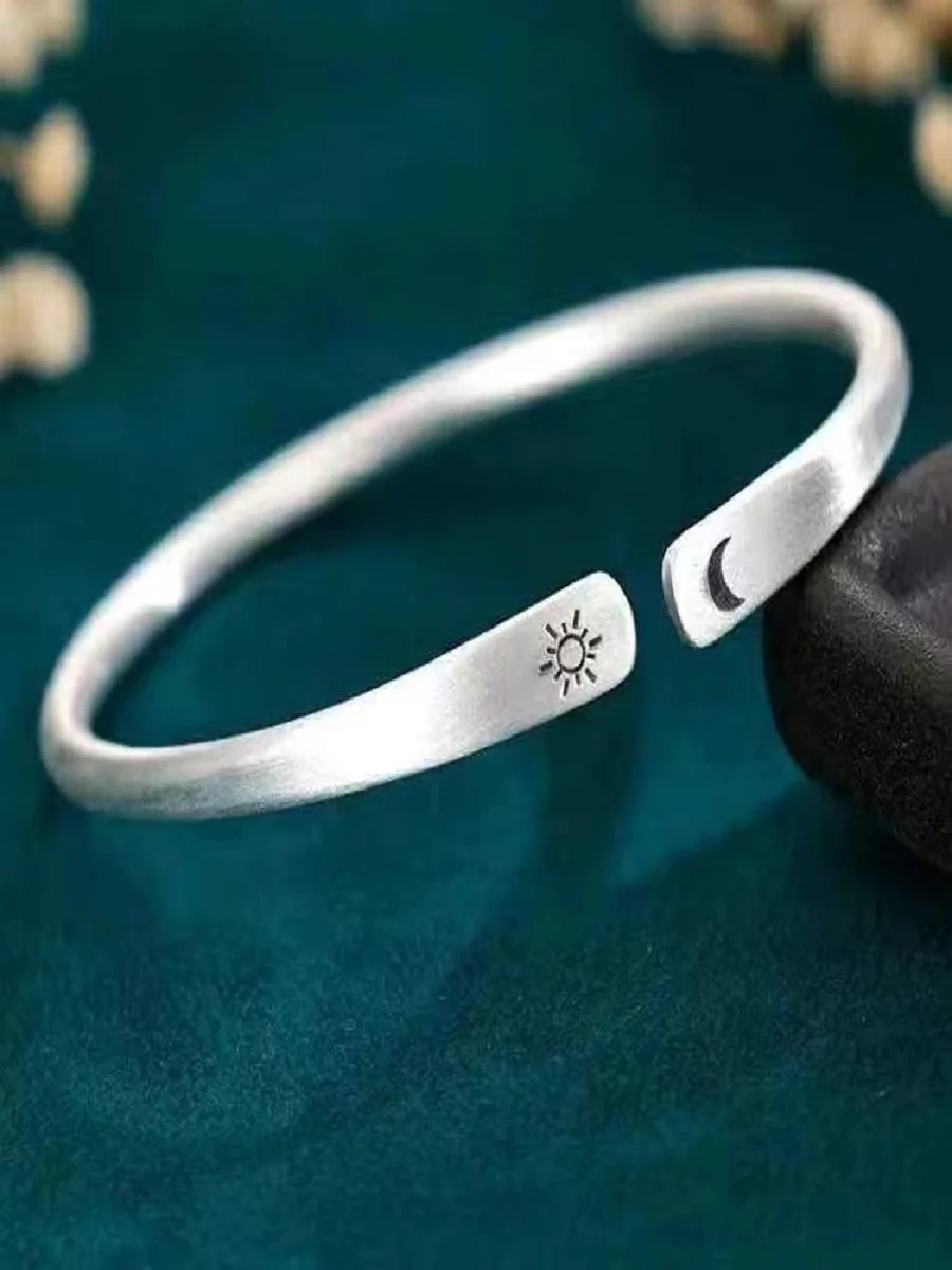 Браслет из стерлингового серебра женский футбольный серебряный браслет 999 пробы