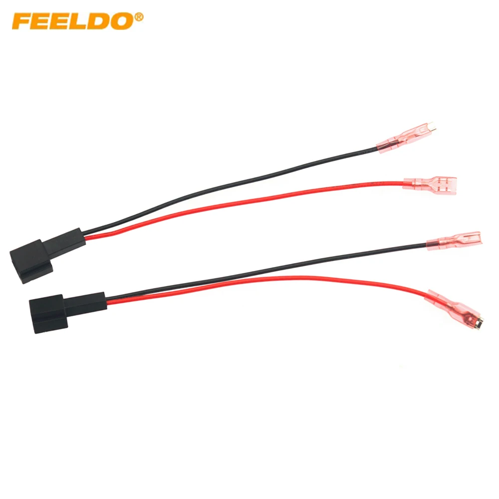FEELDO автомобильные 2-контактные адаптеры проводки стерео динамика для Mercedes-Benz