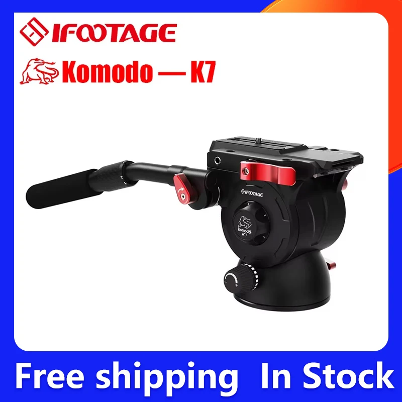 IFOOTAGE Komodo K7 Жидкостная головка жидкостная штатива для зеркальных камер