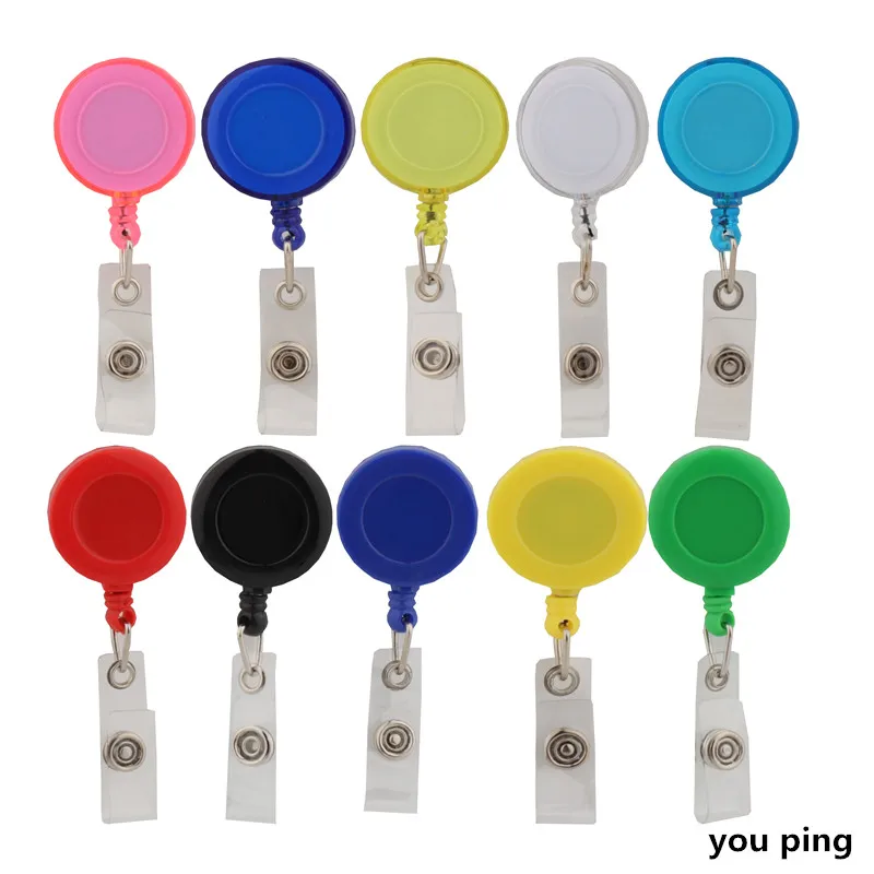 Выдвижной Бейдж 20 цветов шнурок для удостоверения личности именная бирка