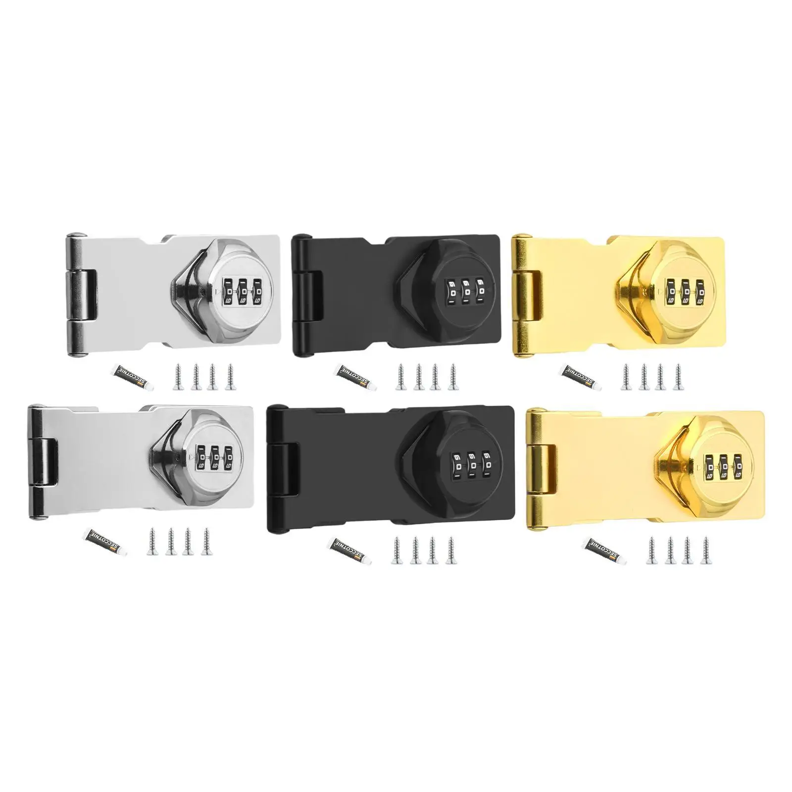 Механический дверной замок с паролем для шкафа винтами ящика двери сарая забора