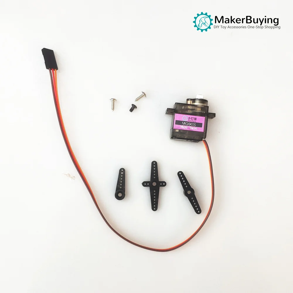 10 шт. MG90S металлическая Шестерня цифровой 9g сервопривод SG90S для радиоуправляемого