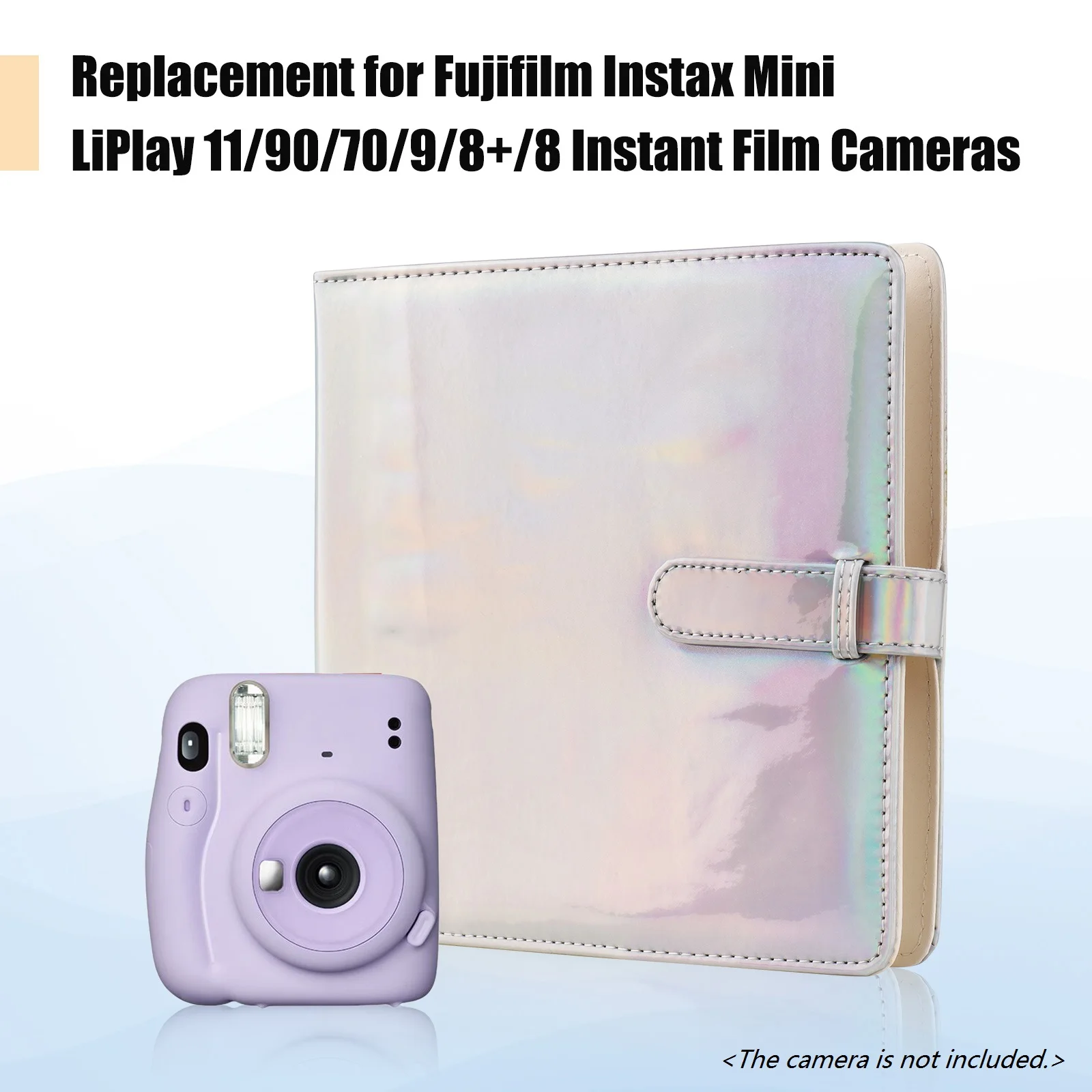 Карманный фотоальбом 256 замена фотографий для Fujifilm Instax Mini 11 90 70 9 8 + LiPlay 20*21 5 см 7 4*9 -