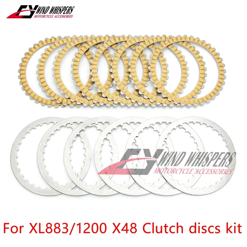 Основание для бумаги мотоцикла/стальные фрикционные муфты Harley XL883 XLH883 Sportster 883 1200