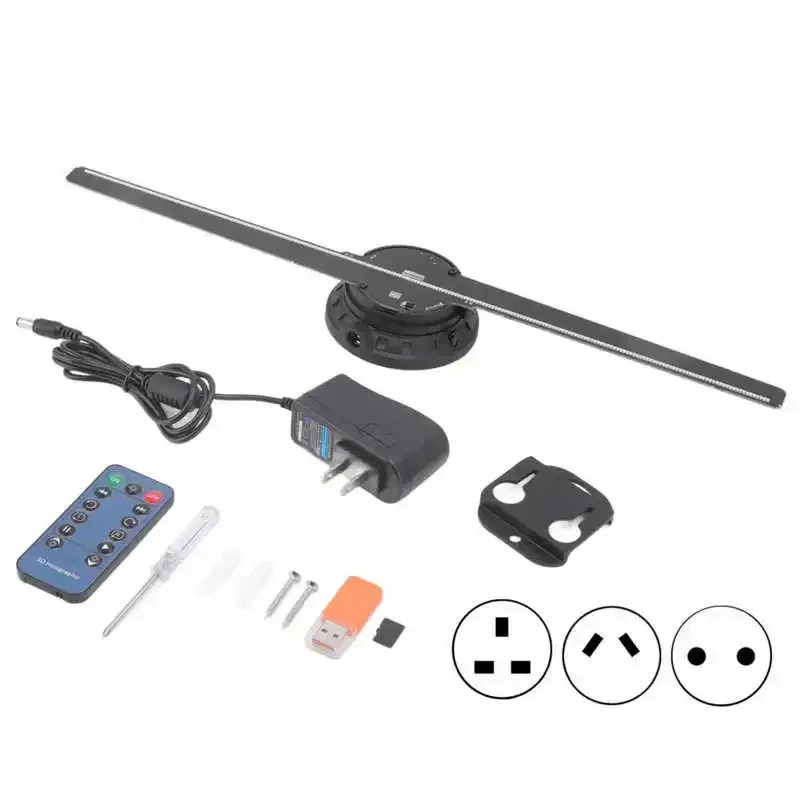 3D-голографический дисплей 224 Светодиодный голограммный вентилятор для