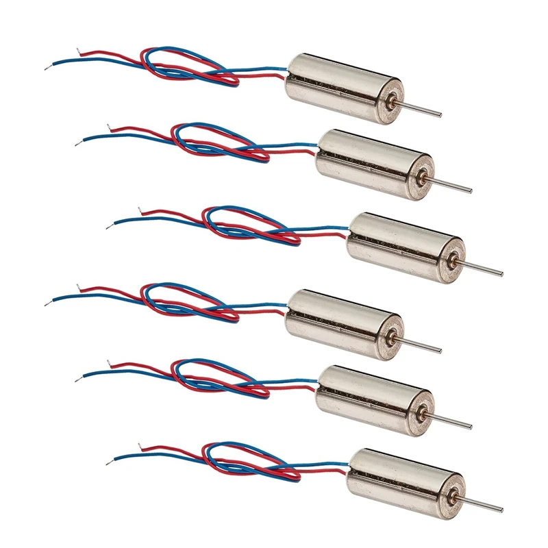 6 X DC 3 в 20000-40000 об/мин 7X16 мм электрические игрушки DIY без сердечника мини-мотор |