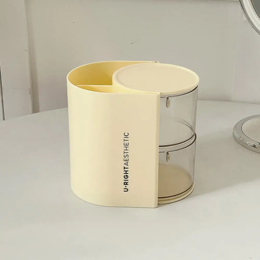 Вращающийся ящик для хранения косметики компактное решение вращающийся на 360