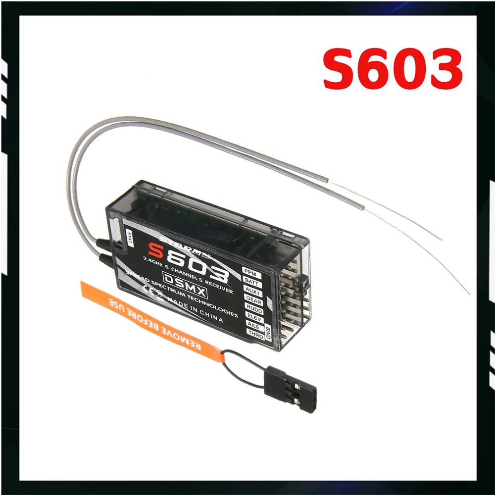S603 2 4 ГГц цифровой модуляционный 6-канальный приемник для DX6i JR DX7 RC передатчик