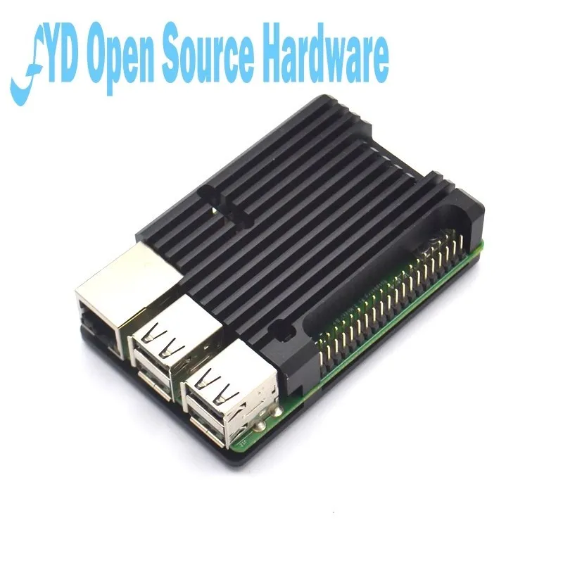 1 комплект Raspberry Pi общий охлаждающий корпус из алюминиевого сплава для pi 2B/3B/3B + |