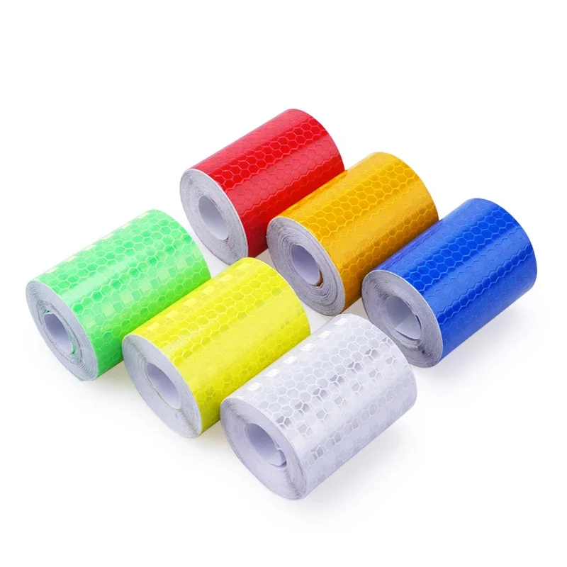 Светоотражающая лента 5 см x 3 м отражающая полоса клейкая пленка для автомобиля