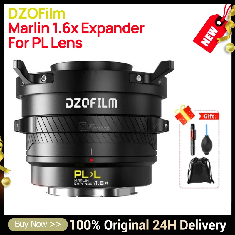 DZOFilm Marlin 1.6x расширитель для объектива PL к E/L/LPL/PL/RF-креплению камеры Sony E Canon RF ARRI LPL