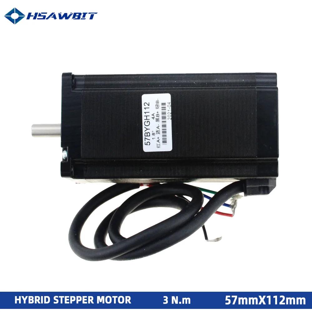 Шаговый двигатель 57x112 D = 8 мм NEMA23 4 провода 3 А нм шаговый NEMA 23 для