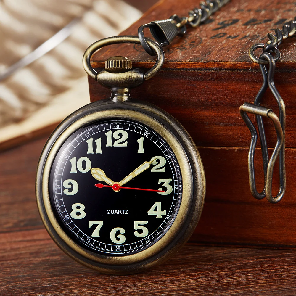 Женские и мужские кварцевые часы в стиле стимпанк бронзовые карманные настенные