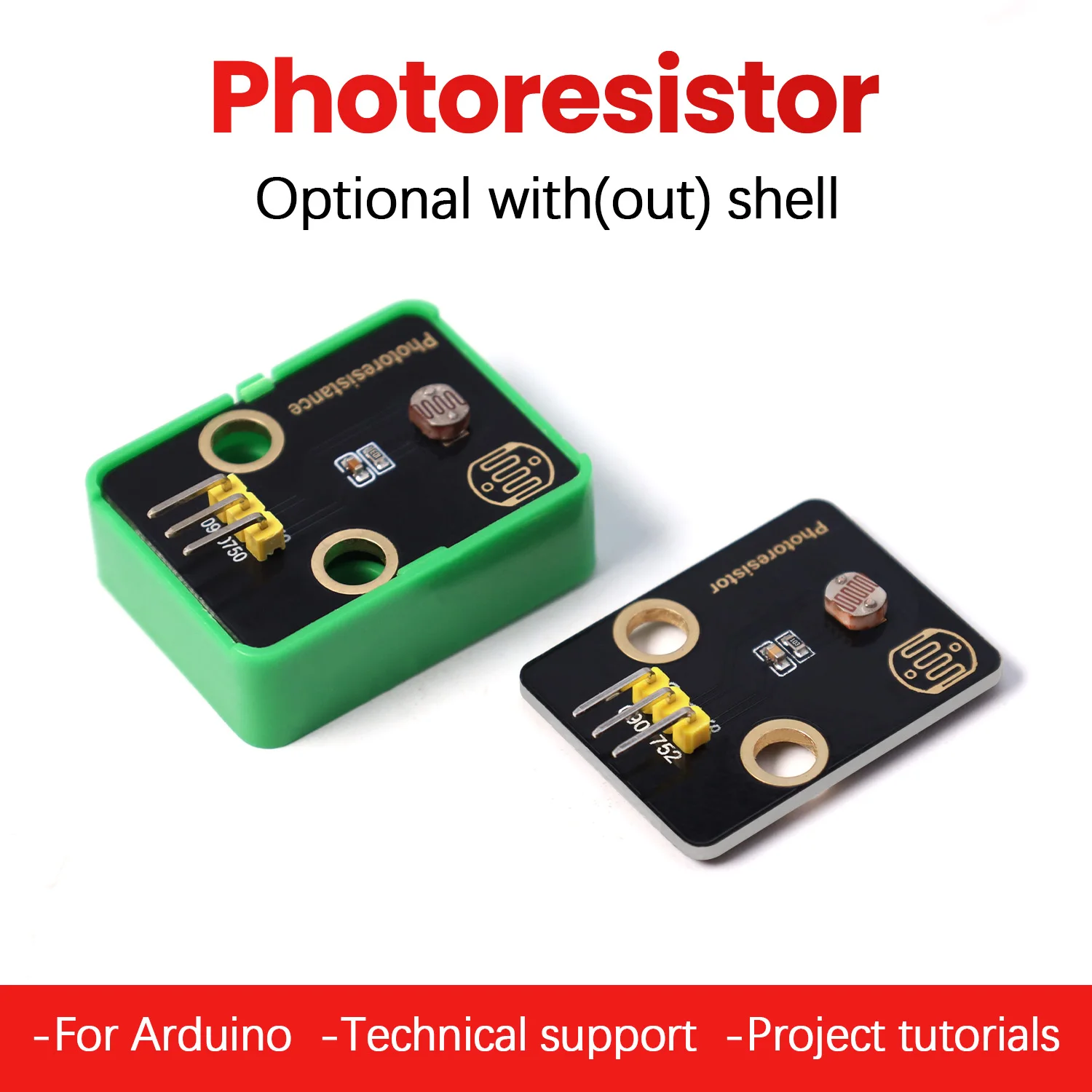 Фоторезисторный датчик Keyestudio для проектов программирования Arduino совместимые