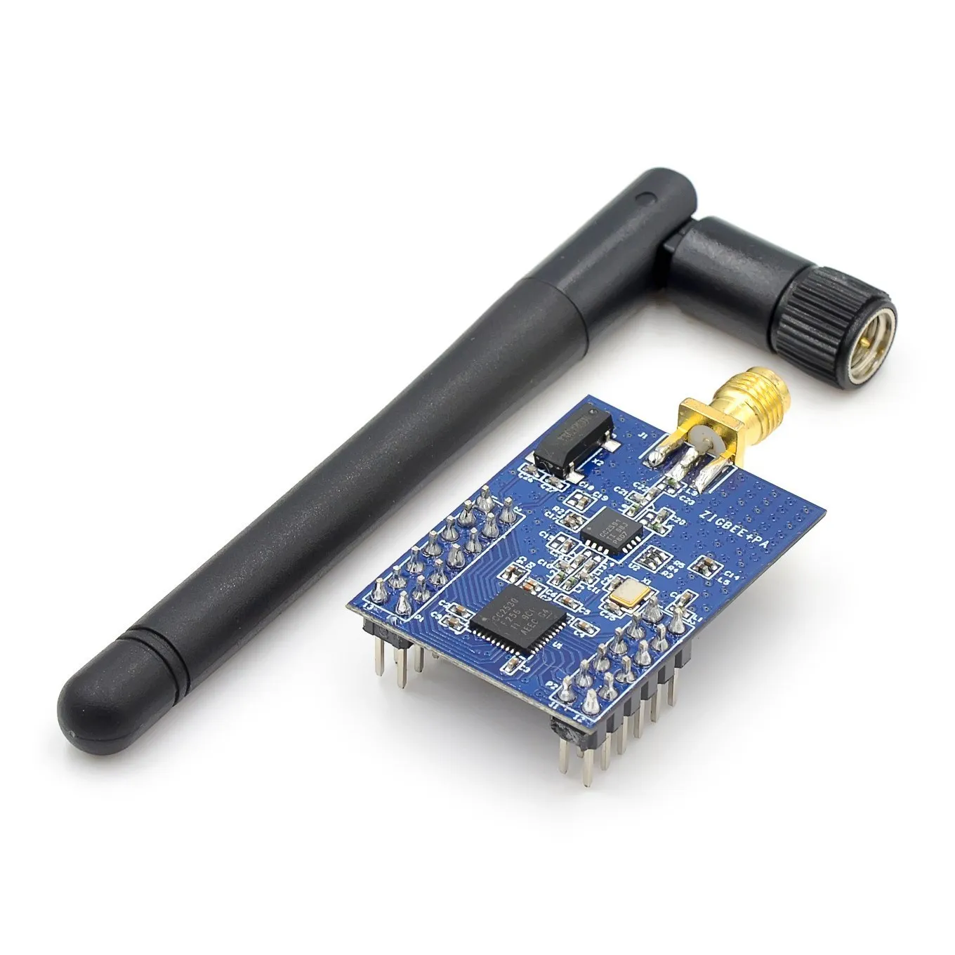 Модуль ZigBee беспроводной усилитель мощности PA макетная плата SMA антенна CC2530 + CC2591