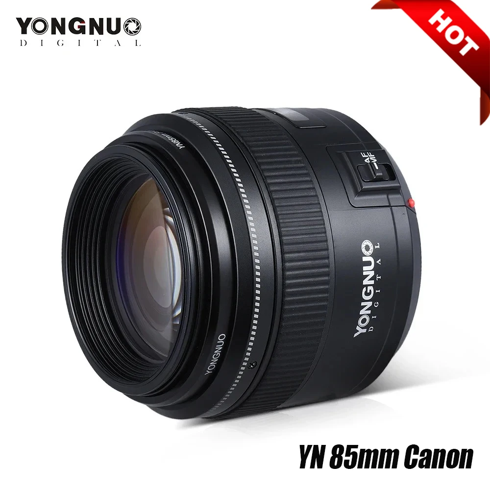 Объектив для камеры YONGNUO YN85 мм объектив Canon F1.8 большая диафрагма с автофокусом и