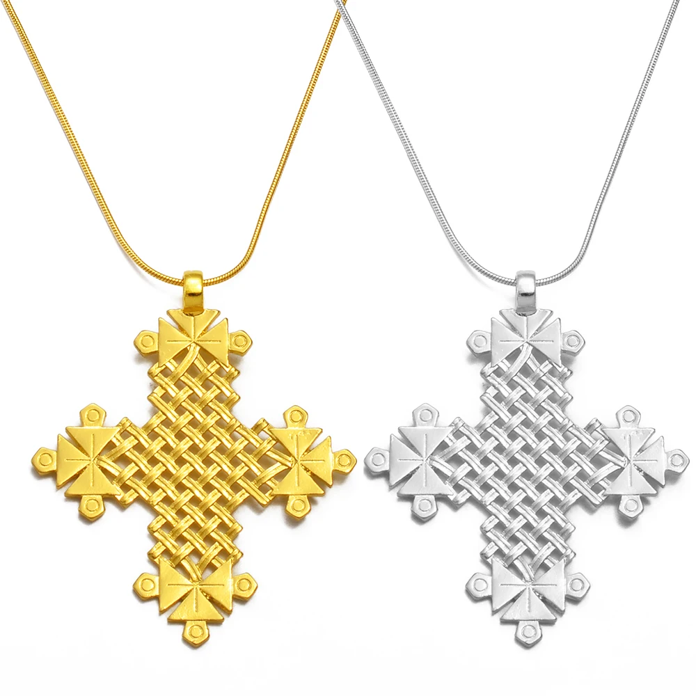 Anniyo Эфиопский традиционный этнический крест ювелирные изделия кулон ожерелья