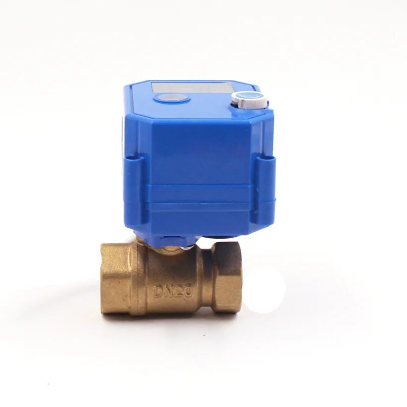 Brass Valve Electric actuator control ball valve with manual override function DN8 DN10 DN15 DN20 DN25 DN32