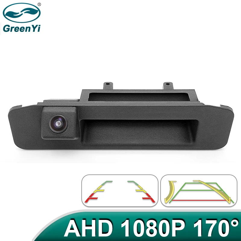 GreenYi 170 градусов HD 1920x108 0P ночное видение Автомобильная камера заднего вида для