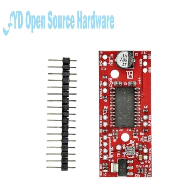 1 шт. A3967 EasyDriver драйвер шагового двигателя V44 для макетной платы 3D-принтер модуль