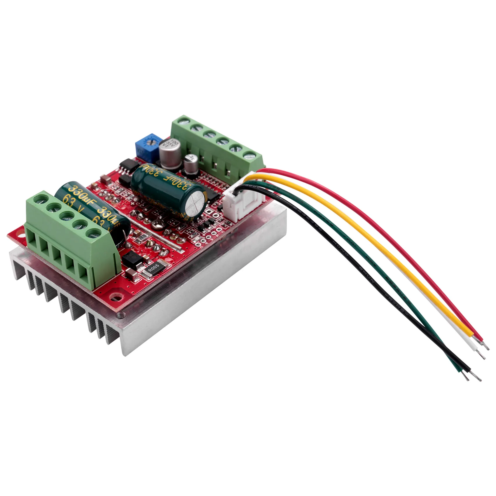DC 6-60V 400W BLDC Three Phase Brushless Motor Controller PWM Hall Control Driver Board 12V 48V