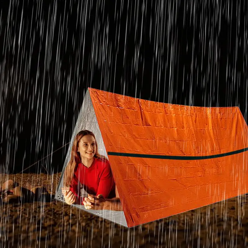 Спальный мешок для выживания водонепроницаемый Bivy спальный из алюминиевой