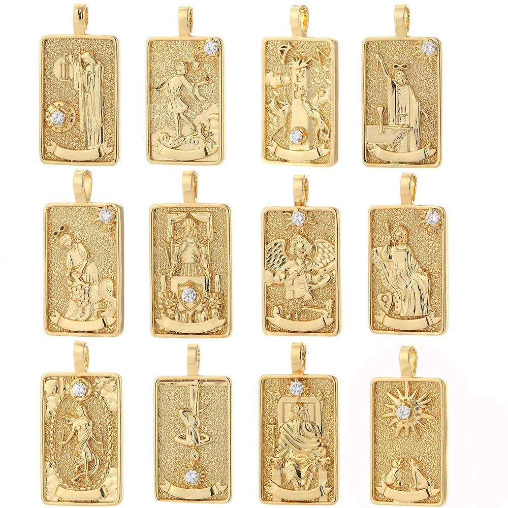 Tareyes Tarock Tarot Diy Подвески для изготовления ювелирных изделий мажорное ожерелье