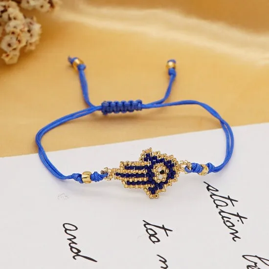 Трансграничный европейский и американский этнический браслет с глазами Фатимы