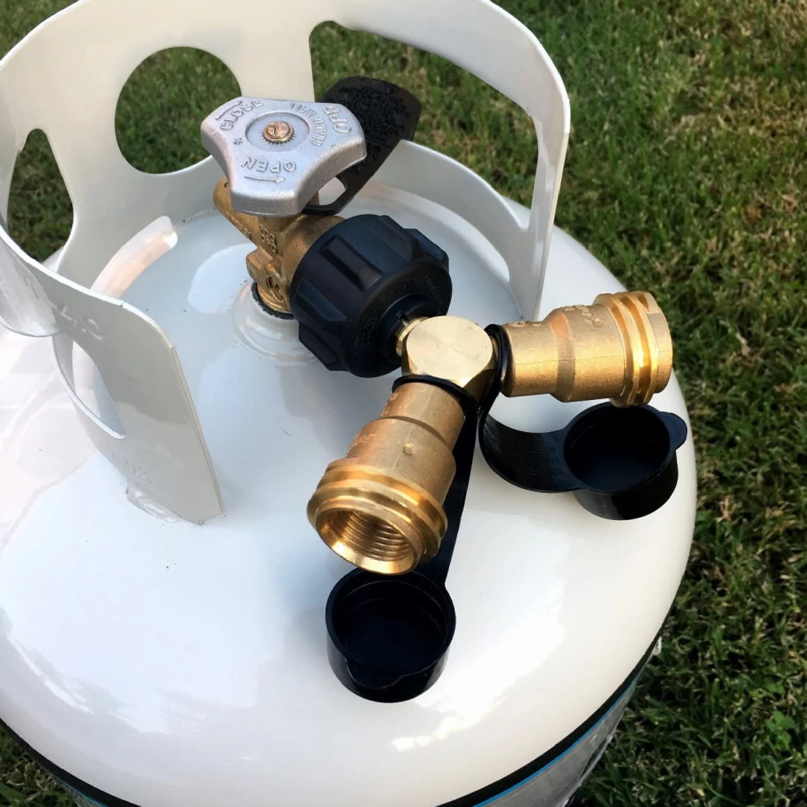 Разъем для пропановых газов 20 фунтов пропановый цилиндр Твердый латунный