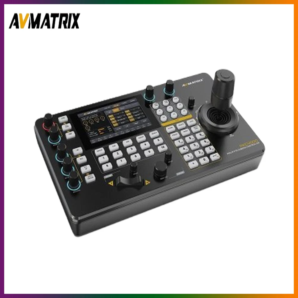 AVMATRIX PKC4000 5-дюймовый сенсорный экран PTZ-контроллер камеры NDI RTSP ONVIF Focus Zoom