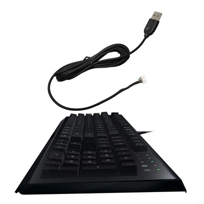 H37F USB -кабельный шнур для Cynosa Gaming Cheelboard Reliableblebledlowsing Wire механических клавиатур