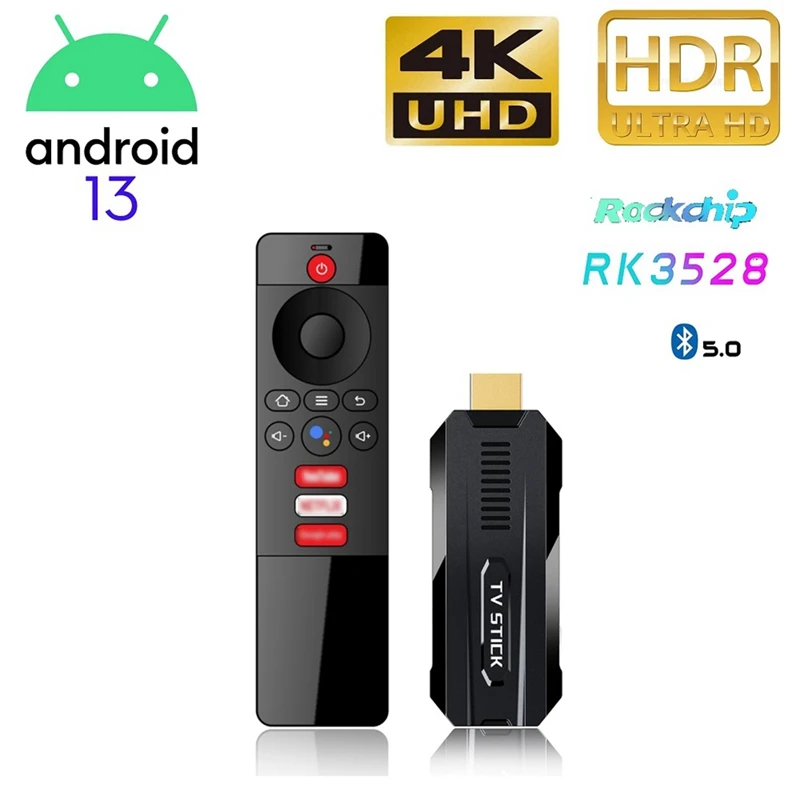 Умная ТВ-приставка RK3528 Android 13 4K 8K HDR WIFI6 2 Гб + 16 ГБ