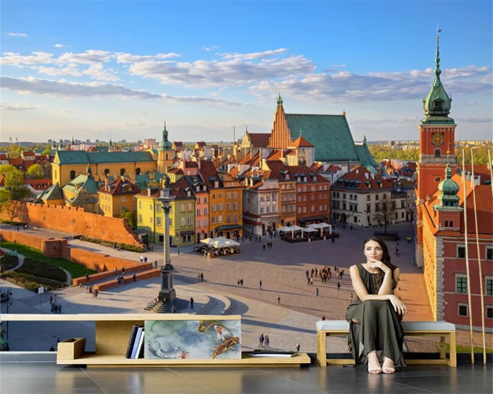 Beibehang индивидуальные новые космические городские архитектуры пейзаж вид на