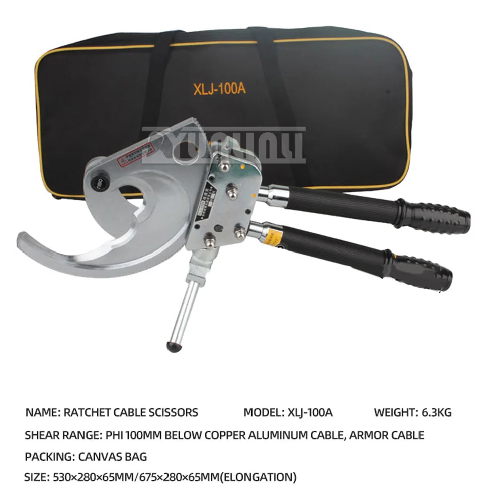 Резак для троса с храповым механизмом сверхмощный резак проводов макс. 100 мм