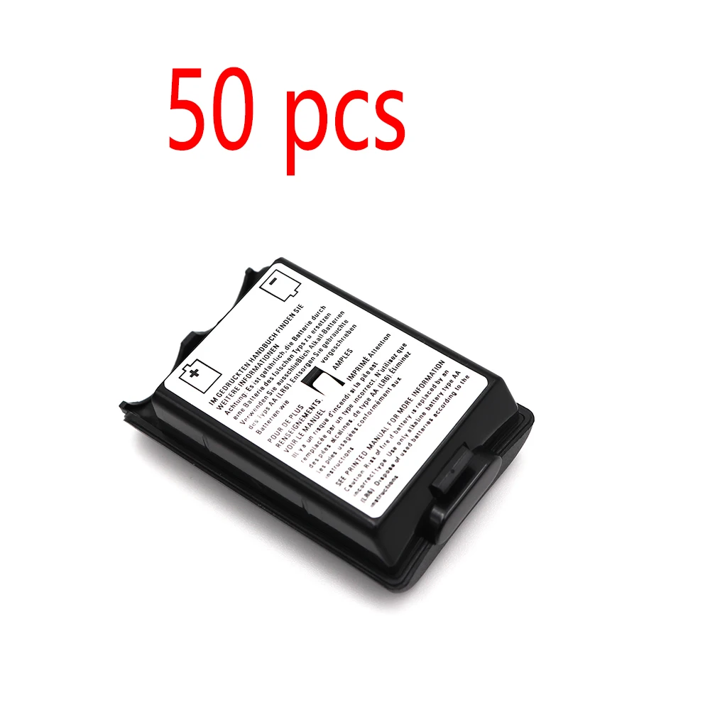 50 шт. для Xbox 360 чехол аккумуляторного блока комплект чехла беспроводного