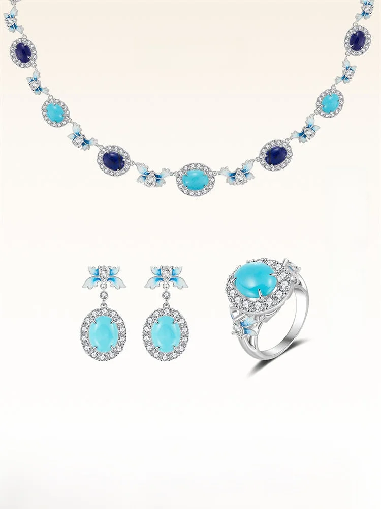 Cigalong CIGALONG Flower-De-Luce Spearmint ожерелье кольцо изумрудное мороженое новые китайские