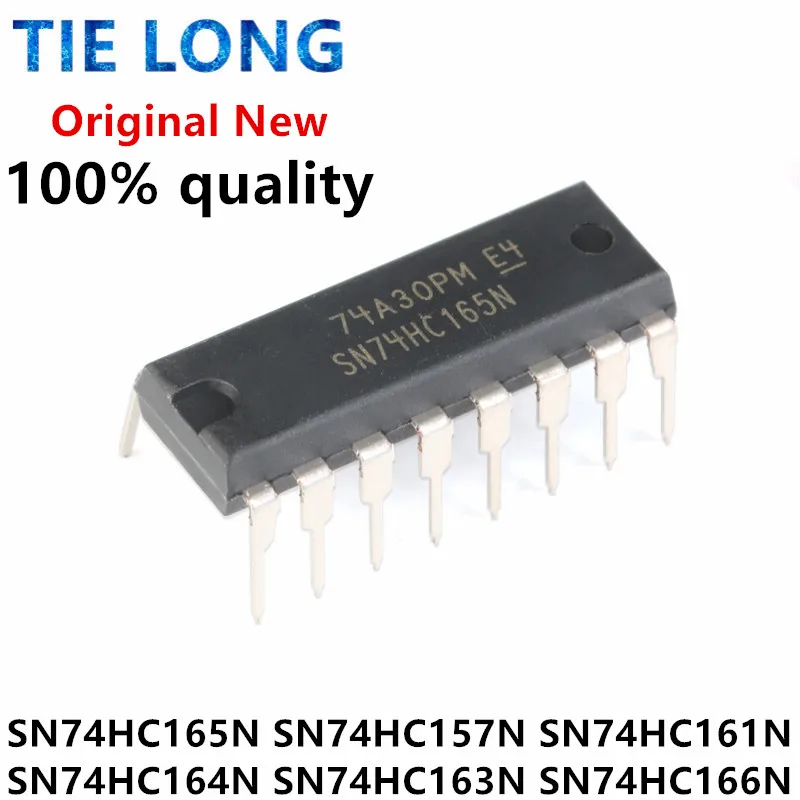 Корпус типа SN74HC165N DIP 74HC165N DIP-16 74HC165 SN74HC157N 74HC157N SN74HC161N 74HC161N 74HC164N SN74HC163N SN74HC166N 10 шт.