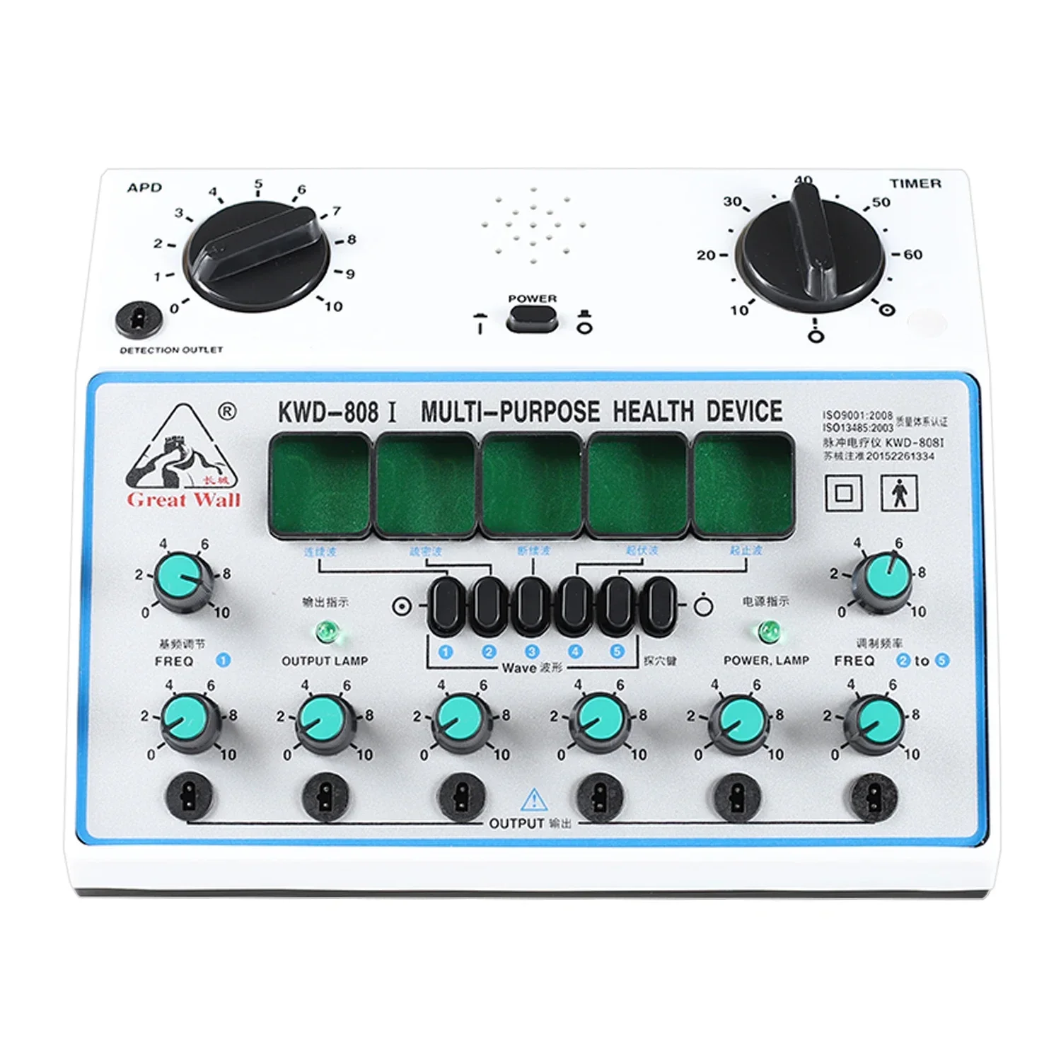 Стимулятор для иглоукалывания от бренда Great Wall 6 каналов