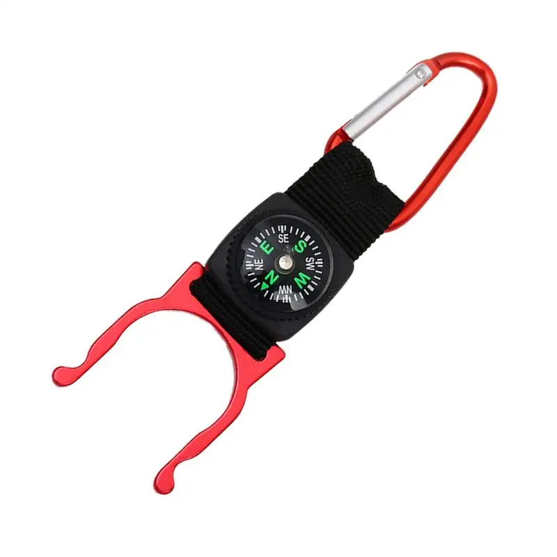 Зажим для пряжки бутылки зажим с водой компасом портативный вешалки бутылок