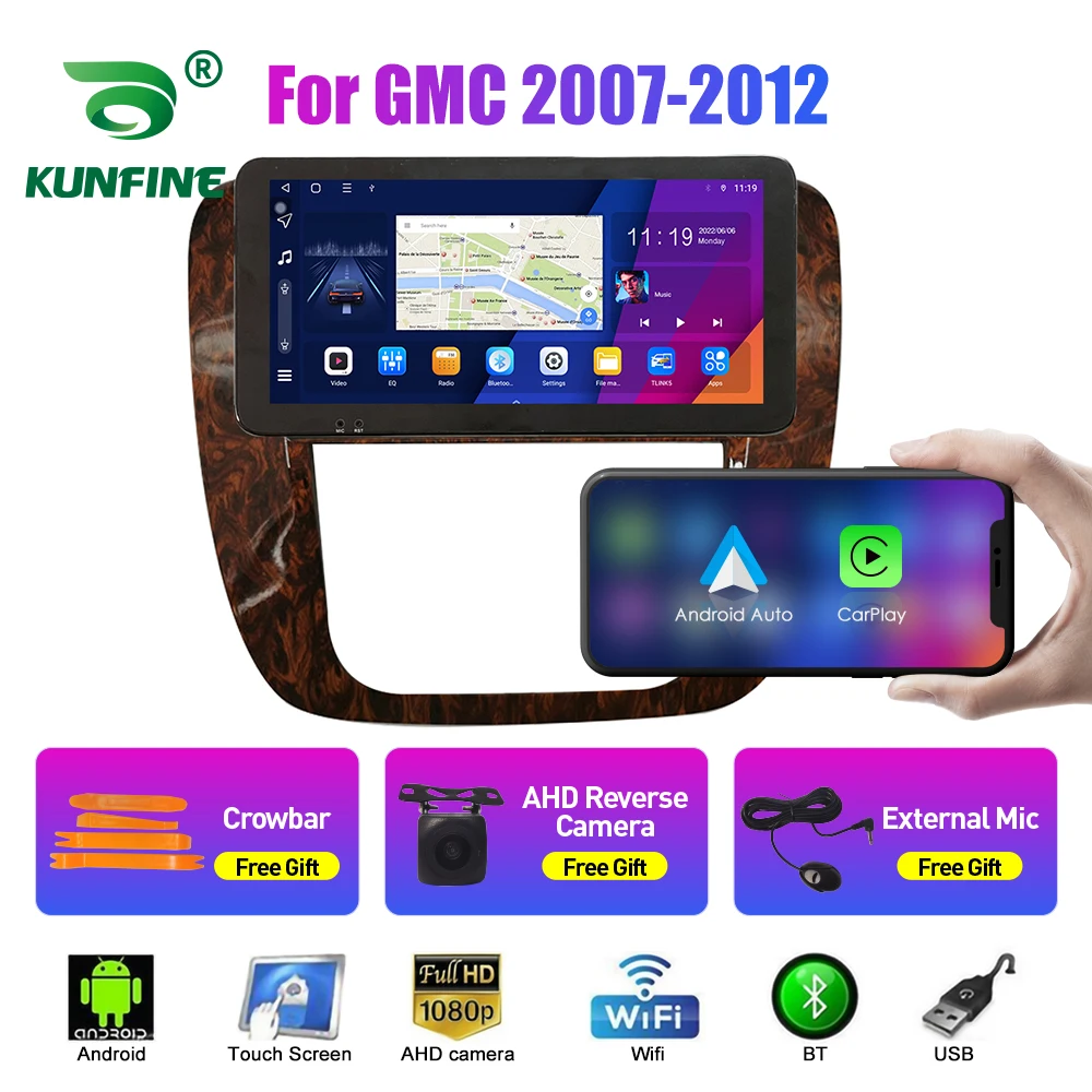 10 33-дюймовый автомобильный радиоприемник для GMC Mahoany 2007-2012 2Din Android восьмиядерный